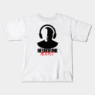 Neurofunk Addict - Black Kids T-Shirt